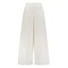 Azzalia Women's Fleuri Flared Pants - White In White