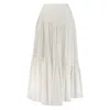 Azzalia Women's Fleuri Flared Skirt- White In White