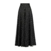Azzalia Women's Gold / Black Wide Legged Metallic Tulle Pants In Gold In Gold/black