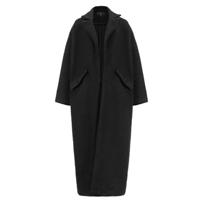 Azzalia Women's Oversized Jacket With Pockets In Black