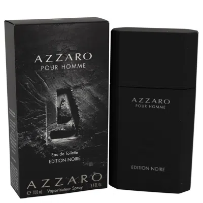 Azzaro 2pcs Combo Gift Set  Pour Homme Edition Noire By  Eau De Toilette Spray 3.4 oz For Men In Multi
