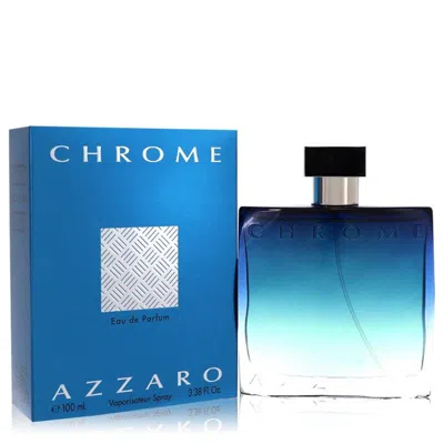 Azzaro 3.4 oz Chrome Mens Eau De Parfum Spray In White