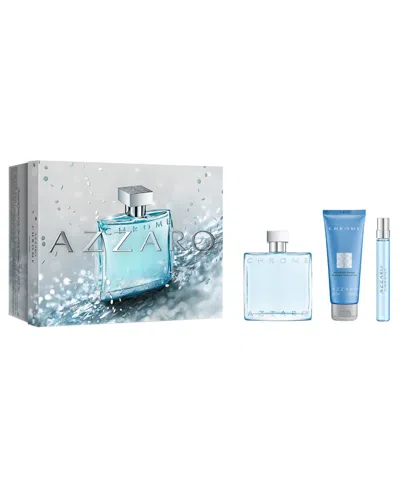 Azzaro 3-pc. Chrome Eau De Toilette Gift Set In Blue