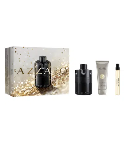 Azzaro 3-pc. The Most Wanted Eau De Parfum Intense Spray Set For Him In Multi
