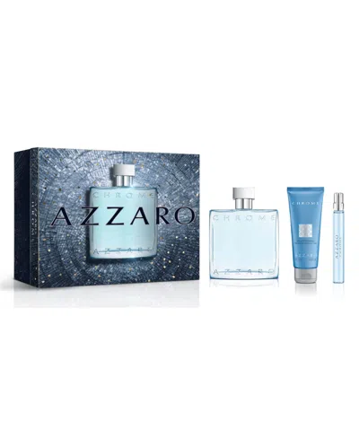 Azzaro 3-piece Chrome Eau De Toilette Gift Set In No Color