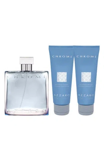 Azzaro Chrome 3-piece Fragrance Set In No Color