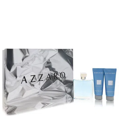 Azzaro Chrome By  Gift Set - For Men In Multi
