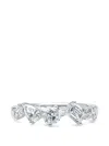 Azzaro Five-row Diamond Ring In Silver