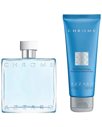 Azzaro Men's 1.7oz Chrome 2pc Set In Transparent