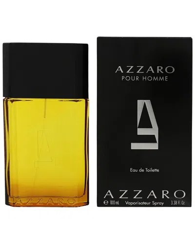Azzaro Men's 3.38oz  Eau De Toilette Spray In Yellow