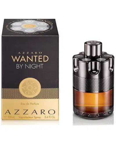 Azzaro Men's 3.4oz Wanted Eau De Toilette In Transparent