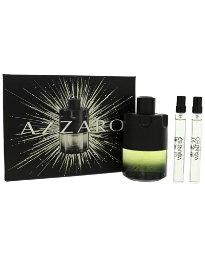 Azzaro Men's 3pc  The Most Wanted Gift Set In Transparent