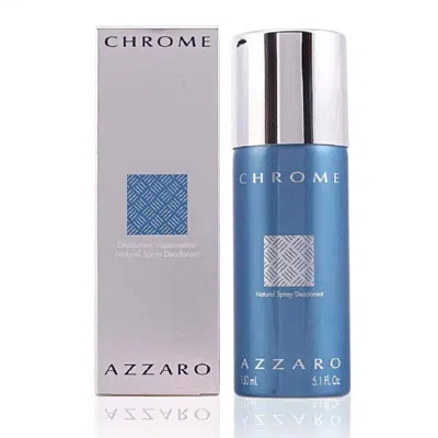 Azzaro Men's Chrome Deodorant Spray 5.0 oz Fragrances 3351500020348 In Blue