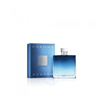 Azzaro Men's Chrome Eau De Parfum Edp Spray 3.4 oz Fragrances 3614273650311 In Chrome / Green