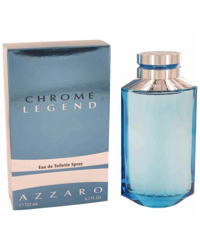 Azzaro Men's Chrome Legend 4.2oz Eau De Toilette Spray In White