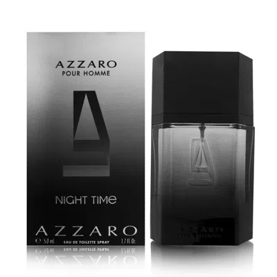 Azzaro Men's Pour Homme Night Time Edt 1.7 oz Fragrances 3351500999026 In Transparent