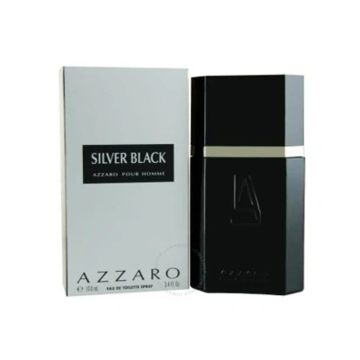 Azzaro Men's Silver Black Edt Spray 3.4 oz Fragrances 3351500011551 In White