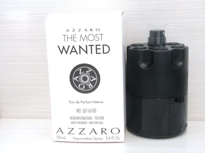 Azzaro Men's The Most Wanted Intense Edp Spray 3.4 oz (tester) Fragrances 3614273521314 In N/a
