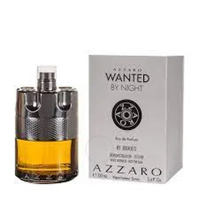 Azzaro Men's Wanted By Night Edp Spray 3.4 oz (tester) Fragrances 3351500009862 In White