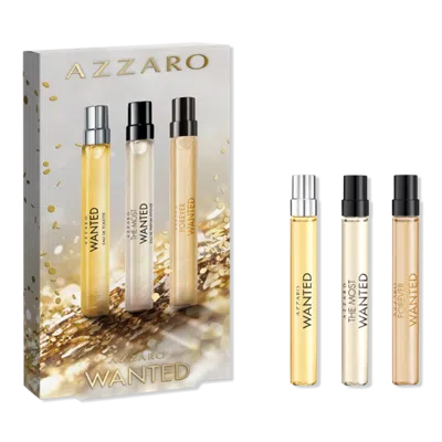 Azzaro Wanted Mini Fragrance Collection In Transparent