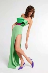 AZZI & OSTA AZZI & OSTA CREPE MIKADO GREEN GOWN