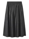 B+ab A-line Midi Skirt In Black