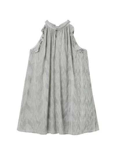 B+ab Abstract-pattern Mini Dress In Gray