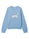 B+ab Appliqué Crew-neck Sweater In Blue
