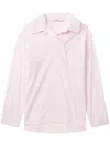 B+ab Asymmetric Cotton Shirt In Pink