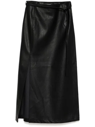 B+ab Belted Skirt In Black