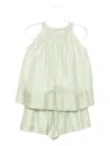 B+ab Blouse Shorts Set In Green