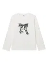 B+ab Bow Sweatshirt In Gray