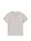 B+ab Bow-ribbed T-shirt In Gray
