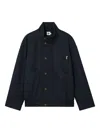 B+ab Button-fastening Jacket In Blue
