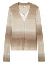 B+ab Button Ribbed Cardigan In Multi