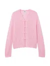 B+ab Buttoned Cardigan In Pink