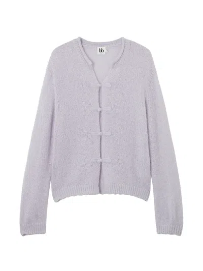 B+ab Buttoned Cardigan In Pink