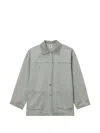 B+ab Button-fastening Overshirt In Blue