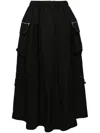 B+ab Cargo A-line Skirt In Black