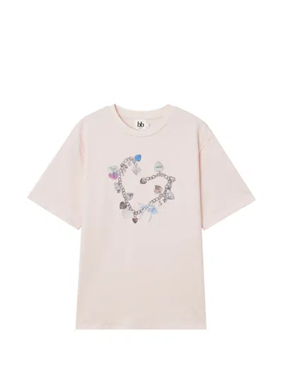 B+ab Charm-print T-shirt In Pink