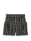 B+ab Check-pattern Shorts In Multi