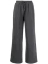 B+ab Chevron-knit Track Pants In Grey
