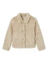 B+ab Collar Buttoned Jacket In White