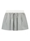 B+ab Cotton-blend Skirt In Grey