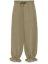 B+ab Cuff Detail Sweatpants In Green