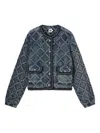 B+ab Diamond-pattern Pocket Jacket In Gray