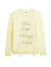 B+ab Distressed Sweater In Multi