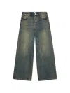 B+ab Distressed-effect Jeans In Blue
