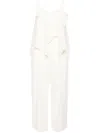 B+ab Draped-design Muslin Co-ord Set In 白色