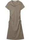 B+ab Kleid Mit Kordelzug In Braun